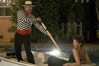 Gil Bellows and Rya Kihlstedt in Freeform's <i>Love in the Time of Corona</i>.