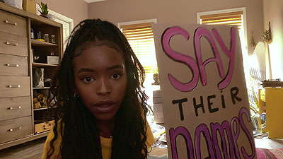Lovie Simone in Netflix's <i>Social Distance</i>.